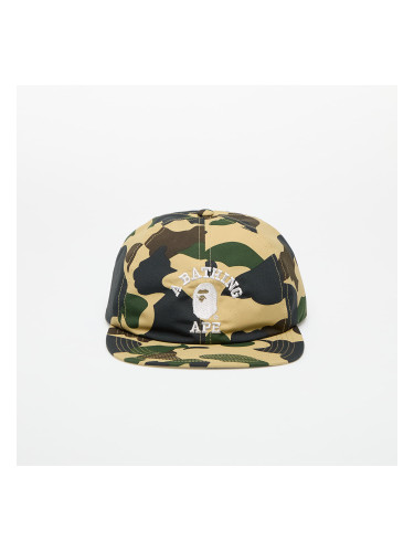 Шапка A BATHING APE Gore-Tex Wind Stopper 1St Camo Panel Cap Yellow Universal
