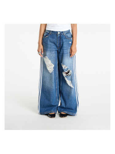 Дънки adidas Originals Loose Denim Destressed Pants Medium Blue Denim 25/30