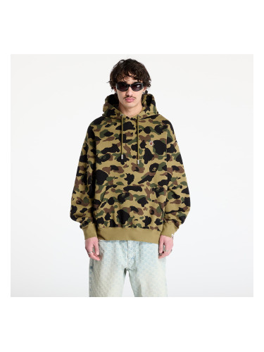 Суитшърт A BATHING APE 1St Camo Jacquard One Point Relaxed Fit Pullover Hoodie UNISEX Green L