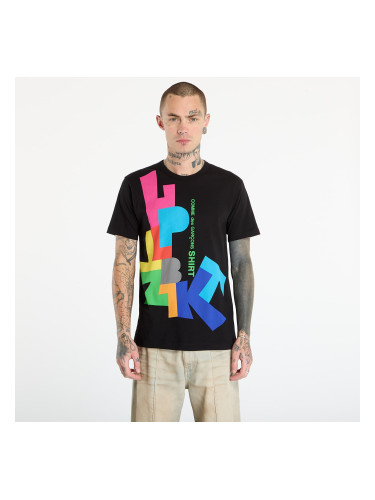 Тениска Comme des Garçons SHIRT T-Shirt With Graphic Print Black M