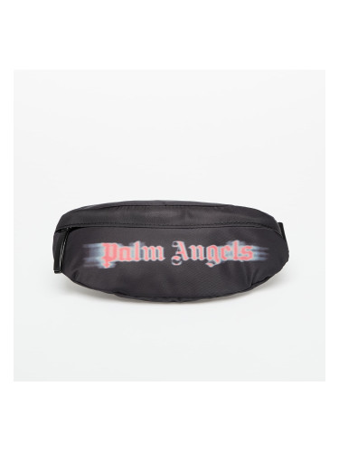 Чантичка за кръста Palm Angels Kids Blurred Logo Fannypack Black/ Red Universal