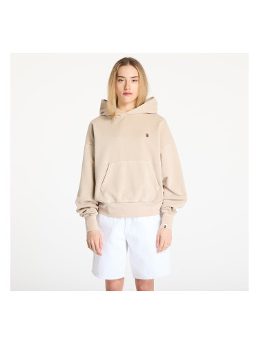 Суитшърт A BATHING APE Pigment Dyed One Point Oversized Pullover Hoodie Gray M