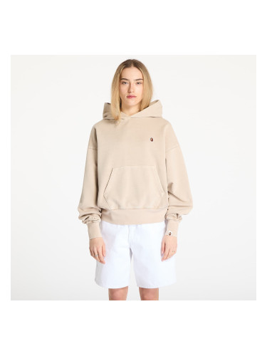 Суитшърт A BATHING APE Pigment Dyed One Point Oversized Pullover Hoodie Gray S