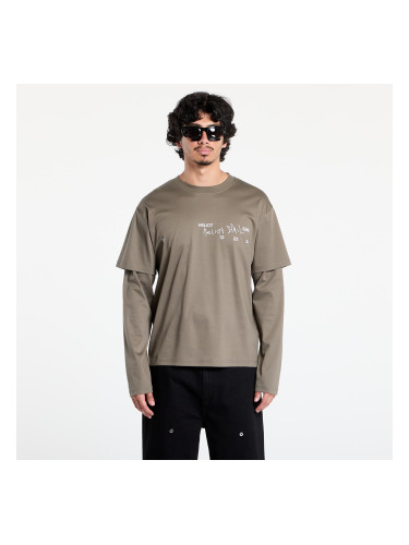 Тениска HELIOT EMIL Fulgens Longsleeve Dark Stone XL