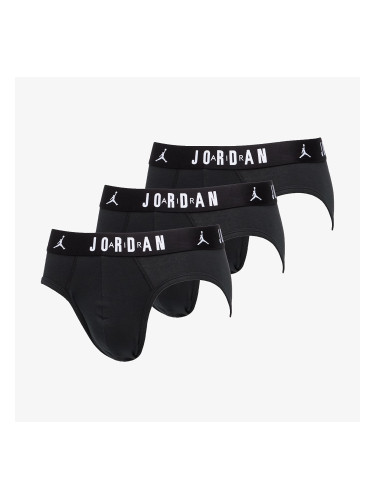 Slipy Jordan Jhm Flight Cotton Brief 3-Pack Black M