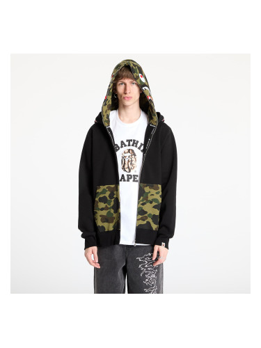 Суитшърт A BATHING APE 1St Camo Shark Full Zip Double Hoodie UNISEX Black M
