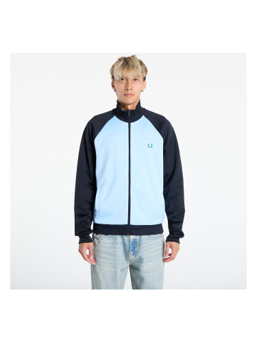 Суитшърт FRED PERRY Contrast Sleeve Track Jacket Track Blue/ Navy M