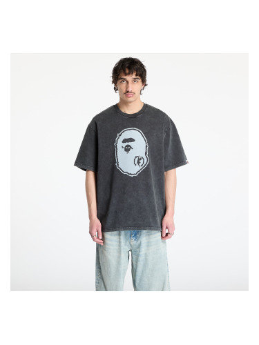 Тениска A BATHING APE Garment Dye Ape Head Relaxed Fit Tee UNISEX Black M