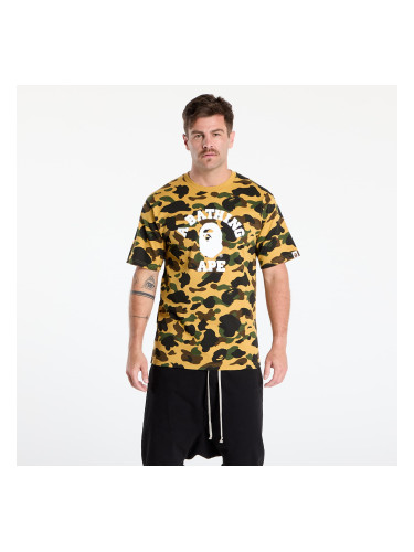 Тениска A BATHING APE 1St Camo College Tee UNISEX Yellow L