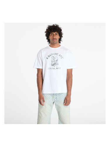 Тениска A BATHING APE High Tone Bleach General Made Tee UNISEX White L