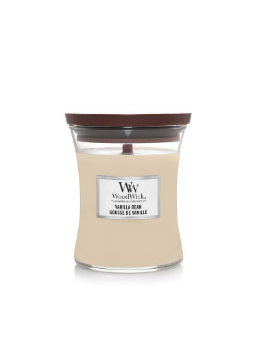 Woodwick Medium Hourglass Candle Vanilla Bean Universal