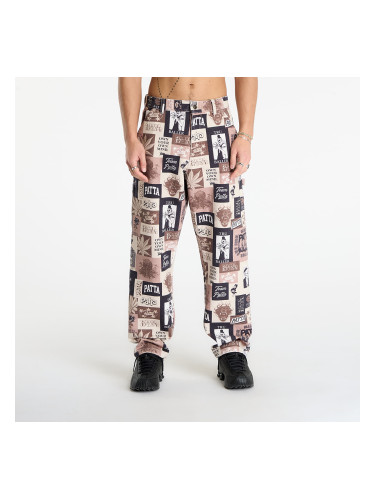 Панталони Patta Collage Canvas Pants Multi 30