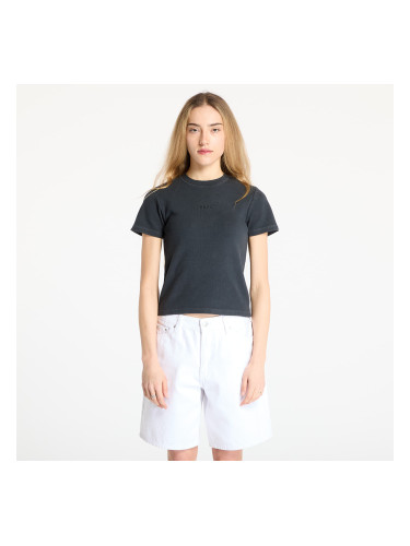 Тениска A BATHING APE Pigment Dyed Rib Tee Black M