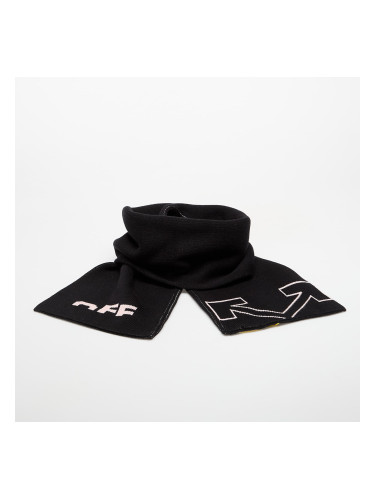 Шал OFF-WHITE KIDS Type Logo Scarf Black/ Soft Pink Universal
