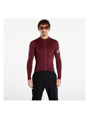 Джърси Rapha Men's Pro Team Long Sleeve Midweight Jersey Port/ White L