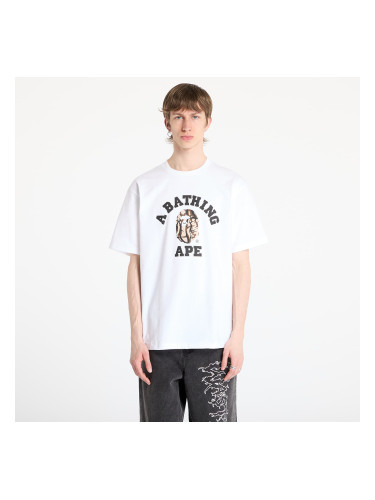 Тениска A BATHING APE Trial Camo College Tee UNISEX White XXL