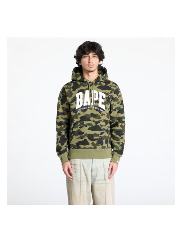 Суитшърт A BATHING APE 1St Camo Bape Pullover Hoodie Green L