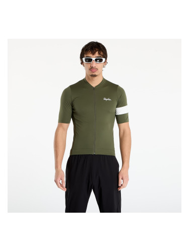 Джърси Rapha Men's Core Jersey Dark Green/ White L