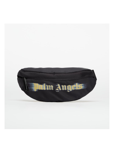 Чантичка за кръста Palm Angels Kids Blurred Logo Fannypack Black/ Ocher Yellow Universal