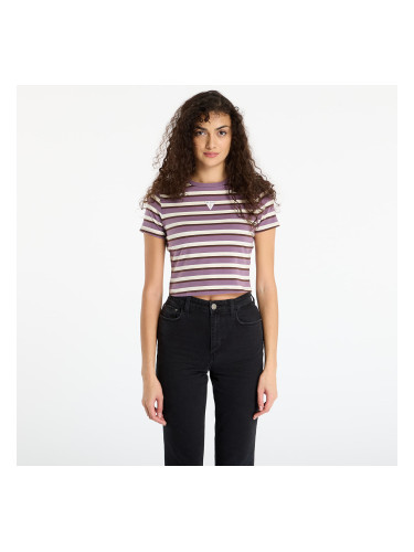 Тениска Guess Originals Core Stripe Baby Multi purple L