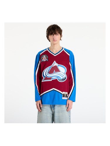Тениска Mitchell & Ness NHL Dark Jersey Avalanche 1995 Peter Forsberg Maroon XL