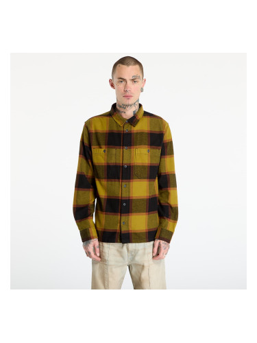Риза Vans Larkspur Plaid Flannel Burnt Gold/ Black L