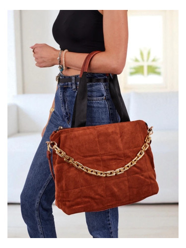 Resti Women's shopper bag eco + suede Azure Veil
