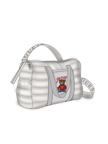 Раирана чанта за бебешка количка с мече Guess
