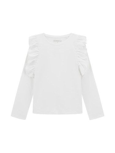 Детска блуза в бял цвят Guess