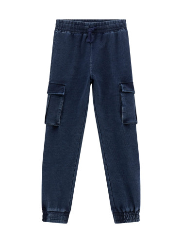 Детски карго панталон в тъмен деним Guess