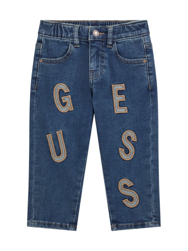 Бебешки дънки с пришити букви Guess