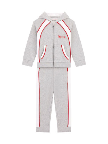 Детски комплект от суитшърт с качулка и долнище Guess