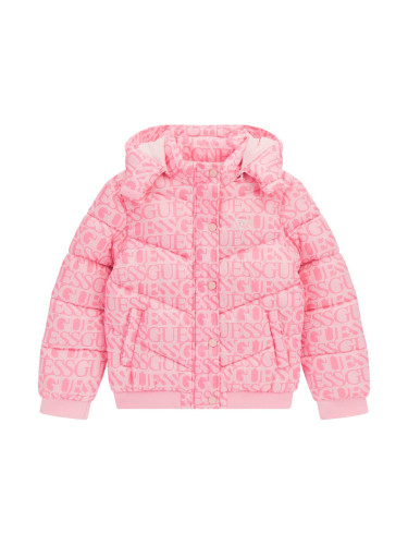 Детско преходно яке в розов цвят Guess