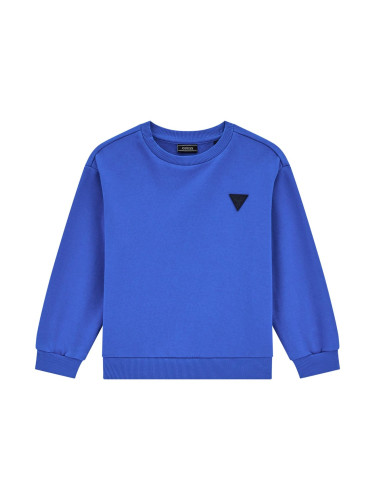 Бебешка блуза в син цвят с ластични маншети Guess