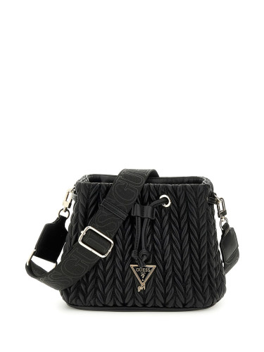 Детска чанта тип торба в черен цвят Guess