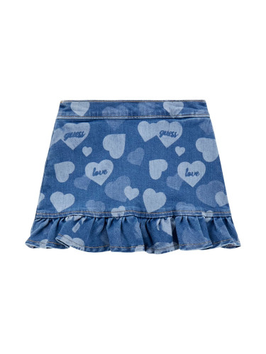 Бебешка пола в тъмен деним на сърца Guess