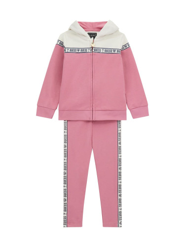 Детски спортен комплект от две части в розов цвят Guess