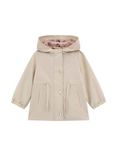 Бебешка ветровка две в едно с елек в бежов цвят Guess