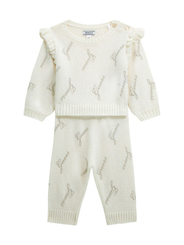 Бебешки плетен комплект за момиче Guess