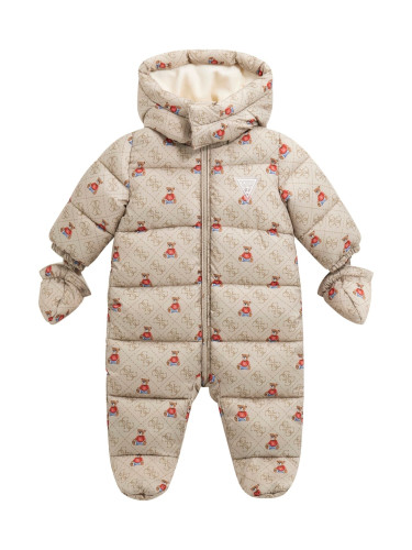 Бебешки космонавт в бежов цвят с мечета Guess