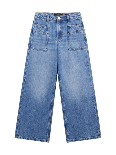 Детски деним широки дънки Guess