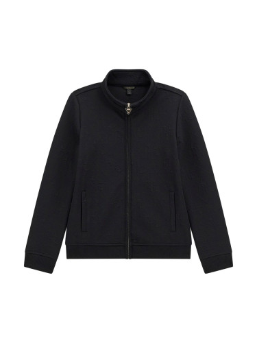 Детски суитшърт с лого в цвят ванилия Guess