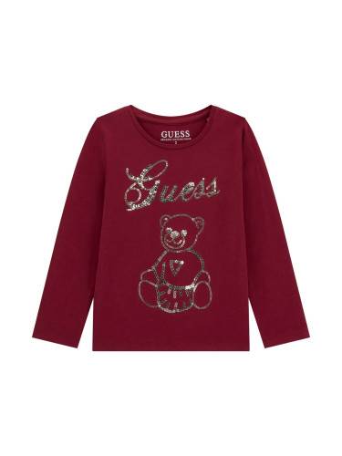 Бебешка блуза с пайети Guess