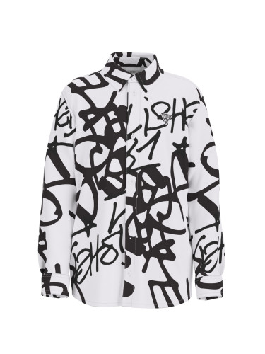 Детска спортно елегантна риза с графити Guess