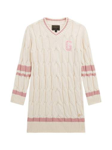 Зимна рокля от плетиво с дълъг ръкав Guess