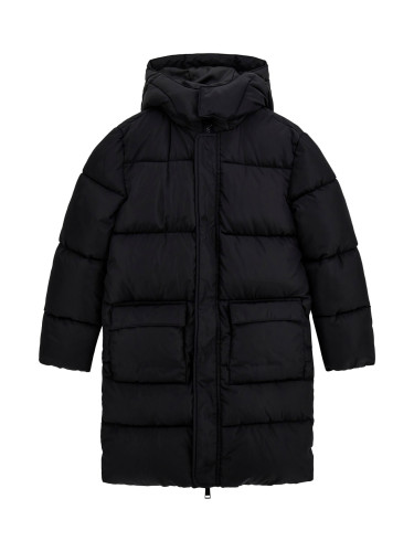 Детско дълго яке в черен цвят Guess