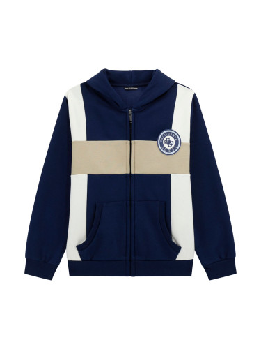 Детски суитшърт с качулка в тъмносин цвят Guess