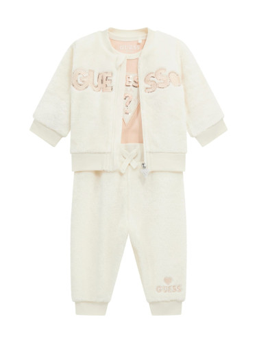 Бебешки спортен екип от три части с боди Guess