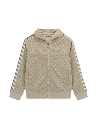 Детско горнище в бежов цвят с лога Guess