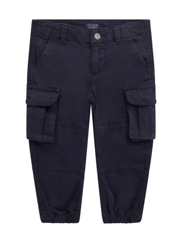 Бебешки карго панталон в тъмносин цвят Guess